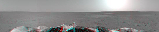 A Real 3D picture from Mars!
